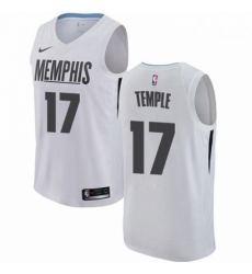 Mens Nike Memphis Grizzlies 17 Garrett Temple Swingman White NBA Jersey City Edition 