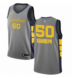 Mens Nike Memphis Grizzlies 50 Zach Randolph Swingman Gray NBA Jersey City Edition