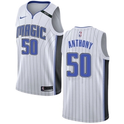 Men Nike Orlando Magic 50 Cole Anthony White NBA Swingman Association Edition Jersey