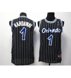 Men Orlando Magic 1 Penny Hardaway Black NBA Stitched Jersey