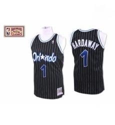 Mens Mitchell and Ness Orlando Magic 1 Tracy Mcgrady Swingman Black Throwback NBA Jersey