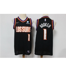 Suns 1 Devin Booker Black 2019 20 City Edition Nike Swingman Jersey