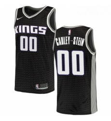 Mens Nike Sacramento Kings 0 Willie Cauley Stein Authentic Black NBA Jersey Statement Edition 