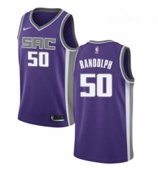 Mens Nike Sacramento Kings 50 Zach Randolph Authentic Purple Road NBA Jersey Icon Edition 