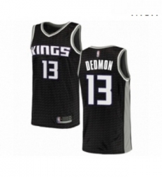 Mens Sacramento Kings 13 Dewayne Dedmon Authentic Black Basketball Jersey Statement Edition 