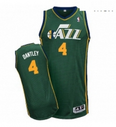 Mens Adidas Utah Jazz 4 Adrian Dantley Authentic Green Alternate NBA Jersey