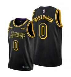 Men Lakers Russell Westbrook 2021 trade black mamba inspired jersey