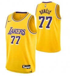 Men Luka Dončić Luka Doncic Angeles Lakers Nike Swingman Jersey Icon Edition Gold