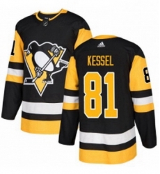 Mens Adidas Pittsburgh Penguins 81 Phil Kessel Authentic Black Home NHL Jersey 