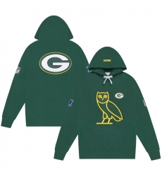 Men Green Bay Packers Green OVO Scarlet Icon Team Pullover Hoodie
