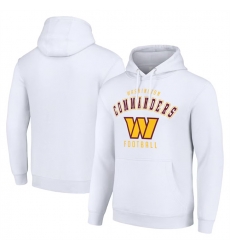 Men Washington Commanders White Pullover Hoodie Men Washington Commanders White Pullover Hoodie