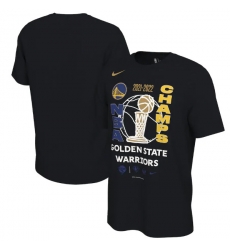 Men's Golden State Warriors 2021-2022 Black NBA Finals Champions Locker Room T-Shirt