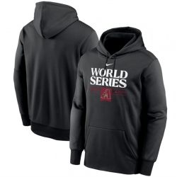 Men Arizona Diamondbacks Black 2023 World Series Collection Dugout Pullover Hoodie