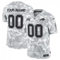 Men Buffalo Bills Active Player Custom 2024 F U S E Arctic Camo Salute To Service Limited Stitched Football Jersey