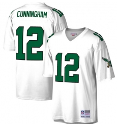 Men Women Youth Philadelphia Eagles Throwback Custom Mitchell Ness White Legacy Jersey
