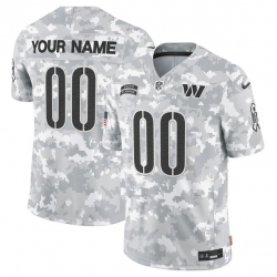 Men Washington Commanders Active Player Custom 2024 F U S E Arctic Camo Salute To