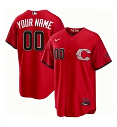 Men Cincinnati Reds Nike Red 2026 City Connect Stadium Custom Jersey Men Cincinnati Reds Nike Red 2026 City Connect Stadium Custom Jersey
