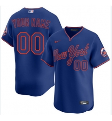 Men Women Youth Toddler New York Mets Active Player Custom Royal Premier Limited Stitched Baseball Jersey