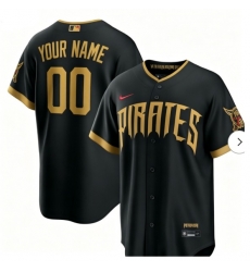 Men Women Youth Pittsburgh Pirates Custom Black 2026 City Connect Stadium Stitched Baseball Jersey Men Women Youth Pittsburgh Pirates Custom Black 2026 City Connect Stadium Stitched Baseball Jersey