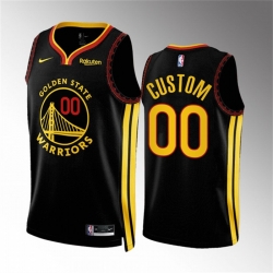 Men Women youth Golden State Warriors Active Player Custom Black 2023 24 City Edition Stitched Basketball Jerseys