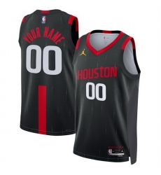 Men Houston Rockets Actiive Player Custom Black 2026 27 Statement Edition Stitched Basketball Jersey Men Houston Rockets Actiive Player Custom Black 2026 27 Statement Edition Stitched Basketball Jersey