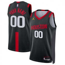 Men Houston Rockets Actiive Player Custom Black 2026 27 Statement Edition Stitched Basketball Jersey