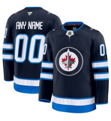 Men Women Youth Winnipeg Jets Fanatics Navy Home Premium Custom Jersey