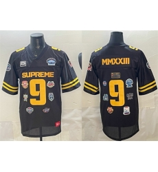 Men Black Football Championship Stitched Jersey Men Black Football Championship Stitched Jersey