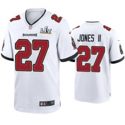 Men Ronald Jones Ii Buccaneers White Super Bowl Lv Game Jersey