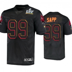 Men Warren Sapp Tampa Bay Buccaneers Black Super Bowl Lv Jersey