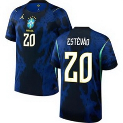 Men 20 Brazil National Team Estevao Willian 2026 Home Jersey 2