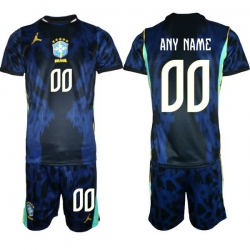 Men Brazil 2026 FIFA World Cup Blue Away Soccer Jersey CUSTOM