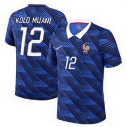 Men 12Randal Kolo Muani France Jersey   2