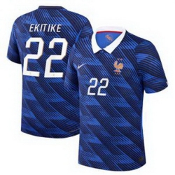 Men 22Hugo Ekitike France Jersey   2