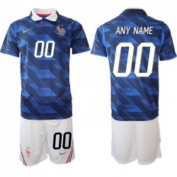 Men France 2026 FIFA World Cup Blue Soccer Jersey Custom