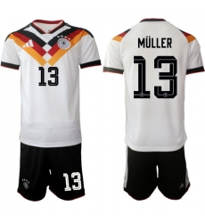 Germany 2026 FIFA World Cup Soccer Jersey White #13 MULLER Germany 2026 FIFA World Cup Soccer Jersey White #13 MULLER