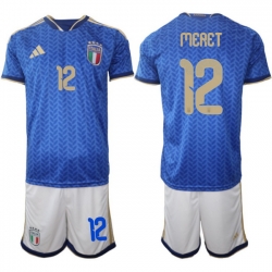 Italy 2026 FIFA World Cup Soccer Jersey Blue #12 MERET