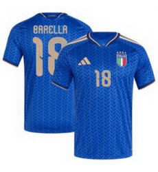Men 18 Italy National Nicolo Barella 2026 White  1