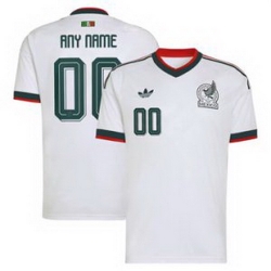 Men 00 Mexico Custom 2026 Replica White Jersey 1