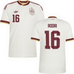 Men 16 Spain Rodri World Cup 2026 Away Replica Jersey   2