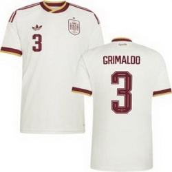 Men 3 Spain Alejandro Grimaldo World Cup 2026 Away Replica Jersey   2