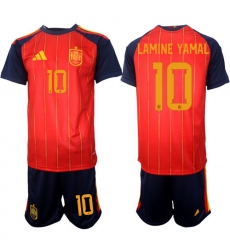 Spain 2026 FIFA World Cup Soccer Jersey Red #10 LAMINE YAMAL Spain 2026 FIFA World Cup Soccer Jersey Red #10 LAMINE YAMAL