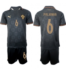 Portugal 2026 FIFA World Cup Soccer Jersey Black #6 PALHINHA