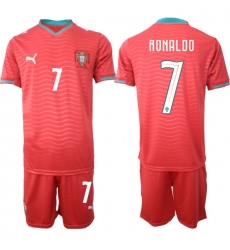 Portugal 2026 FIFA World Cup Soccer Jersey Red #7 RONALDO