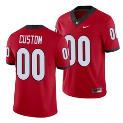 Georgia Bulldogs Custom Red College Football Men'S Jersey 1