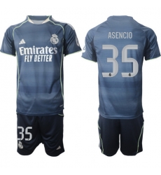 Men Real Madrid 2026 Soccer Jerseys DarkBlue #35 ASENCIO Men Real Madrid 2026 Soccer Jerseys DarkBlue #35 ASENCIO
