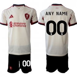 Men Liverpool 2026 Soccer Jerseys Beige CUSTOM