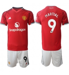 Men Manchester United 2026 Soccer Jerseys Red #9 MARTIAL