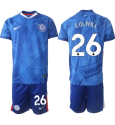 Men Chelsea 2026 Soccer Jerseys Blue #26 COLWILL