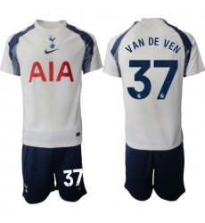 Men Tottenham Hotspur 2026 Soccer Jerseys White #37 VAN DE VEN Men Tottenham Hotspur 2026 Soccer Jerseys White #37 VAN DE VEN